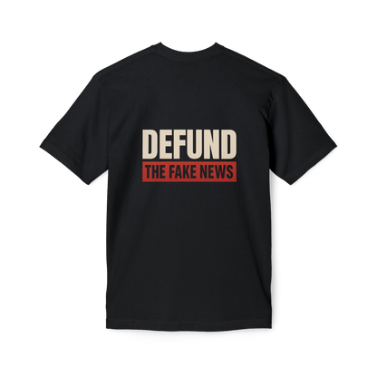 Defund The Fake News T-Shirt | Made in USA