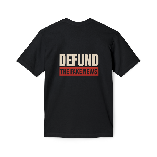 Defund The Fake News T-Shirt | Made in USA